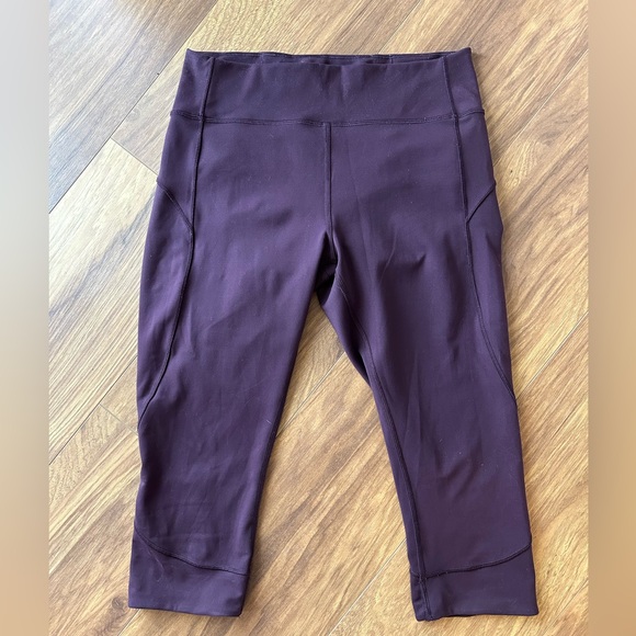 lululemon Mid Rise Crop Yoga Pants - Picture 1 of 7